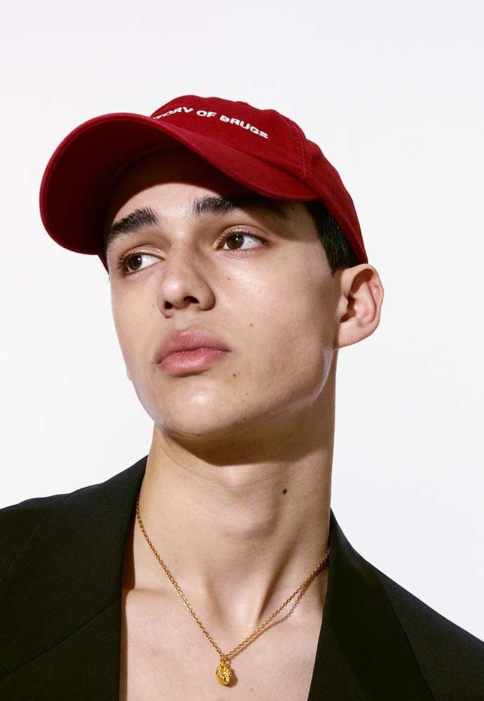 Drug Reference 6-Panel ball cap_ Washed Red